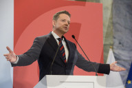 Warsaw Mayor Rafal Trzaskowski Holds Q&A Session During Presidential Elections Campaign.