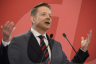 Warsaw Mayor Rafal Trzaskowski Holds Q&A Session During Presidential Elections Campaign.