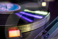 Old Audio And Visual Media Stock Photos.