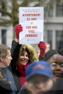 Brussels marchers call for support for pregnant women and protest abortion and euthanasia law reforms.