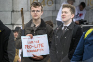 Brussels marchers call for support for pregnant women and protest abortion and euthanasia law reforms.