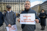 Brussels marchers call for support for pregnant women and protest abortion and euthanasia law reforms.