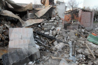 Russian drone strike in Dnipro