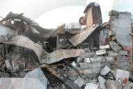Russian drone strike in Dnipro