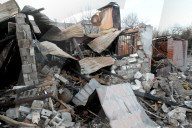 Russian drone strike in Dnipro