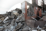 Russian drone strike in Dnipro