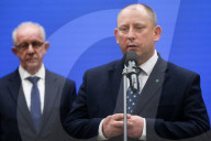 Press Conference With Minister Tomasz Siemoniak In Krakow