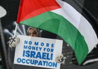 March For Palestine Protest In Edmonton