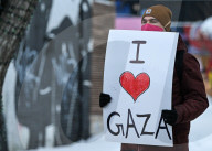 March For Palestine Protest In Edmonton