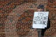 March For Palestine Protest In Edmonton