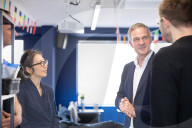 Secretary of State Peter Kyle and Bridget Phillipson visit the Faculty AI Hackathon