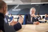 Secretary of State Peter Kyle and Bridget Phillipson visit the Faculty AI Hackathon