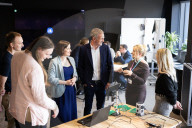 Secretary of State Peter Kyle and Bridget Phillipson visit the Faculty AI Hackathon