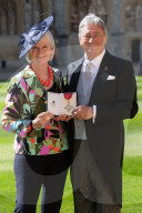 Investiture at Windsor Castle in Windsor, UK.