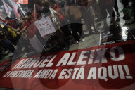 Protest Against Human Rights Abuses By The Brazilian Dictatorship In SÃ£o Paulo