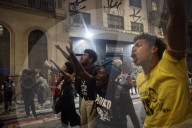 Protest Against Human Rights Abuses By The Brazilian Dictatorship In SÃ£o Paulo