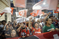 Protest Against Human Rights Abuses By The Brazilian Dictatorship In SÃ£o Paulo