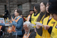 Amnesty International Korea And Activists Deliver Over 460,000 Petitions To Seoul Mayor