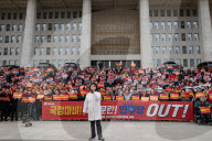 Ruling Party Lawmakers And Supporters Rally Against President Yoon's Impeachment