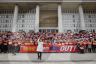 Ruling Party Lawmakers And Supporters Rally Against President Yoon's Impeachment