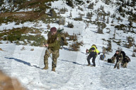 Charity mountain ascent raises money for Ukraine Armed Forces