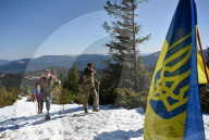 Charity mountain ascent raises money for Ukraine Armed Forces