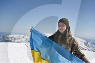 Charity mountain ascent raises money for Ukraine Armed Forces