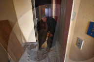 Russian drone hits high-rise building in Kharkiv