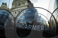 Protest In Buenos Aires Over Milei's Economic Reforms