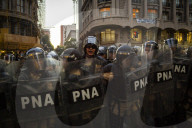 Protest In Buenos Aires Over Milei's Economic Reforms
