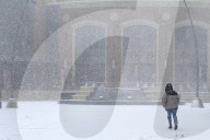 Heavy Snow Falls In Brampton, Canada