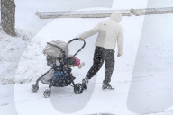 Heavy Snow Falls In Brampton, Canada