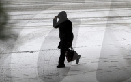 Heavy Snow Falls In Brampton, Canada