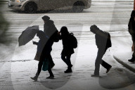 Heavy Snow Falls In Brampton, Canada
