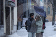Snow In Toronto, Canada