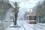 Snow In Toronto, Canada