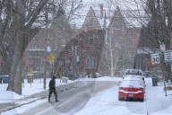 Snow In Toronto, Canada
