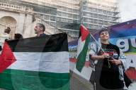 Demonstration In Rome, Italy In Support Of Palestine