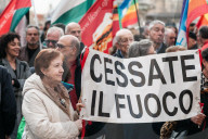 Demonstration In Rome, Italy In Support Of Palestine
