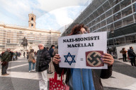 Demonstration In Rome, Italy In Support Of Palestine