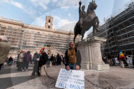 Demonstration In Rome, Italy In Support Of Palestine