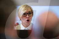 Italian Brothers Party Press Conference In Rome On April 2 2025