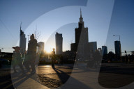 Warsaw Daily Life During Spring.
