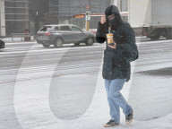 Snow Falls Across Toronto Ahead Of Expected Freezing Rain And Rainfall