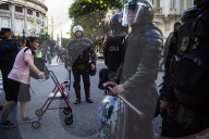 Protest In Buenos Aires Over Milei's Economic Reforms