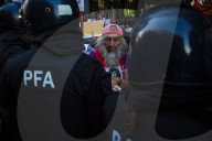 Protest In Buenos Aires Over Milei's Economic Reforms