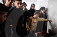 Funeral For Victims Of Israeli Airstrike in Gaza, Palestine