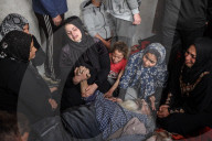 Funeral For Victims Of Israeli Airstrike in Gaza, Palestine