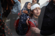 Funeral For Victims Of Israeli Airstrike in Gaza, Palestine
