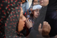 Funeral For Victims Of Israeli Airstrike in Gaza, Palestine